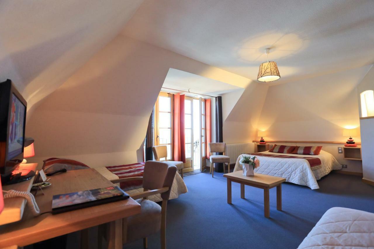 Logis Hotel Restaurant & Spa Les Remparts Салер Экстерьер фото